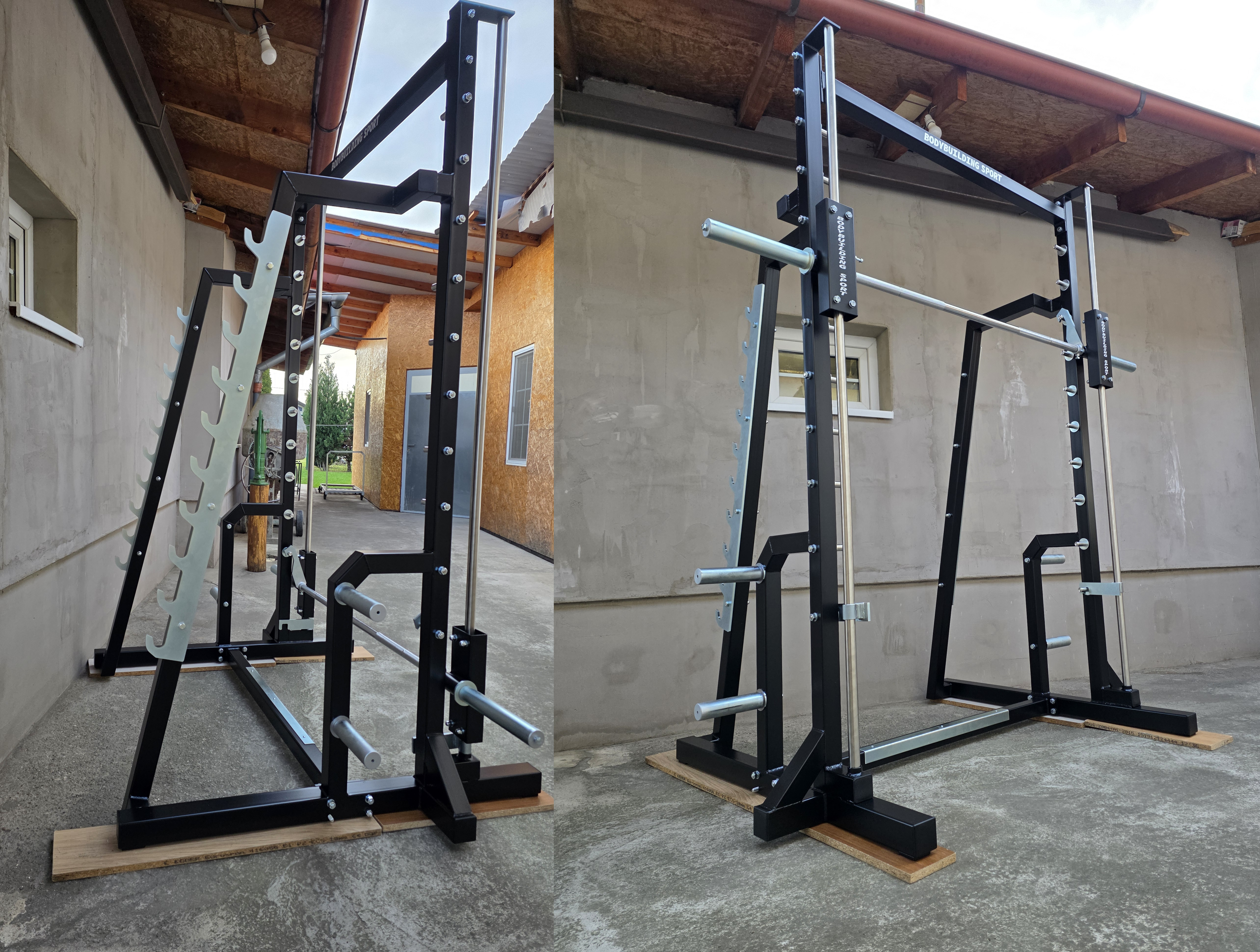 Multipress s vodiacimi kolieskami + klietka na drepy